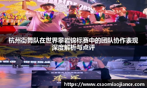 杭州街舞队在世界攀岩锦标赛中的团队协作表现深度解析与点评